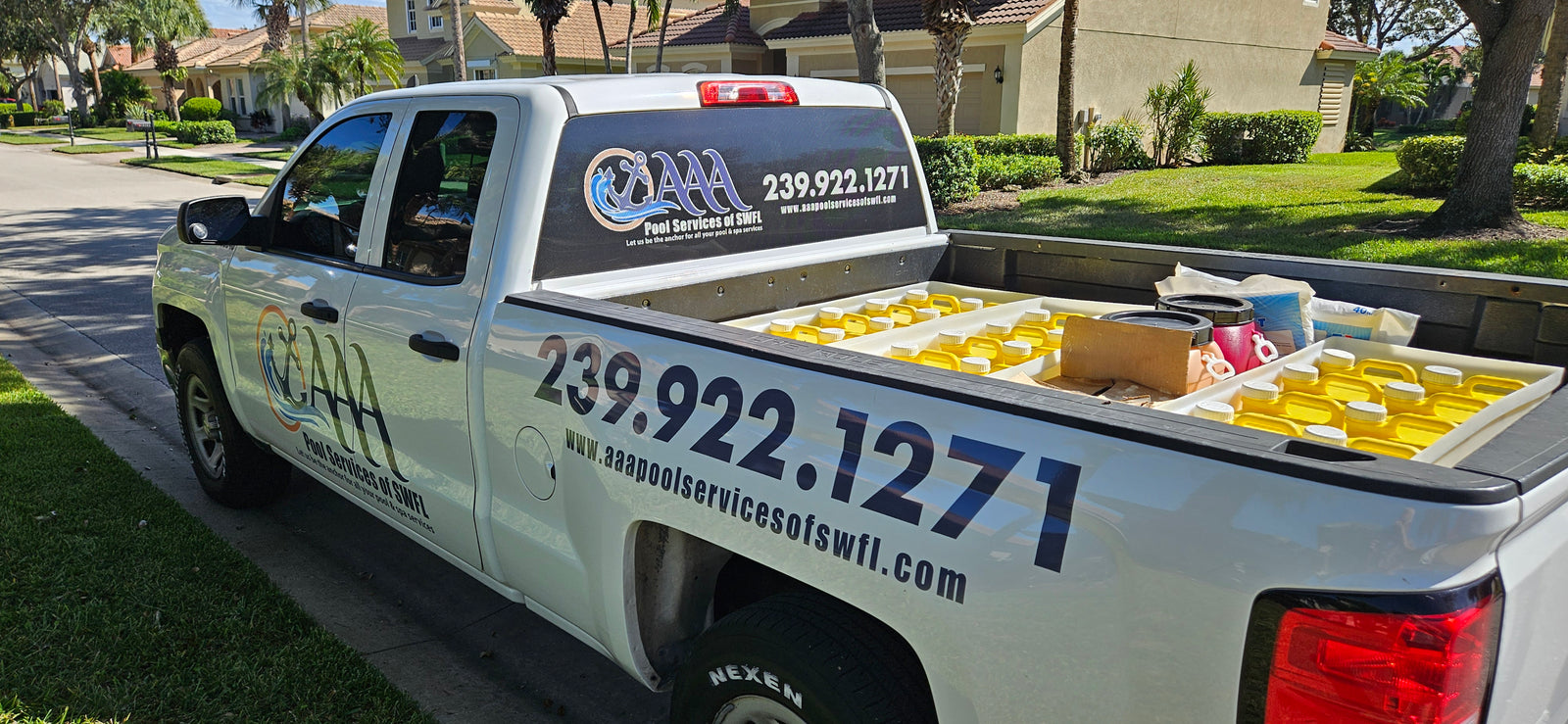 AAA Pool Service Full Size Chevy