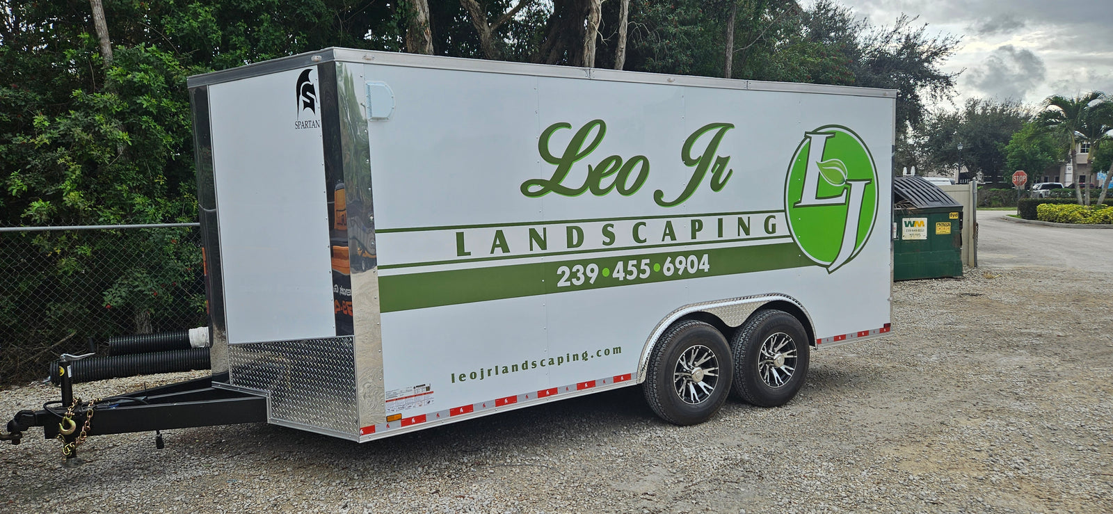 Leo Jr Trailer Lettering Number 12-8-25