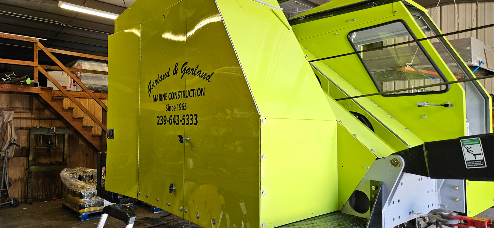 Garland & Garland Crane Lettering