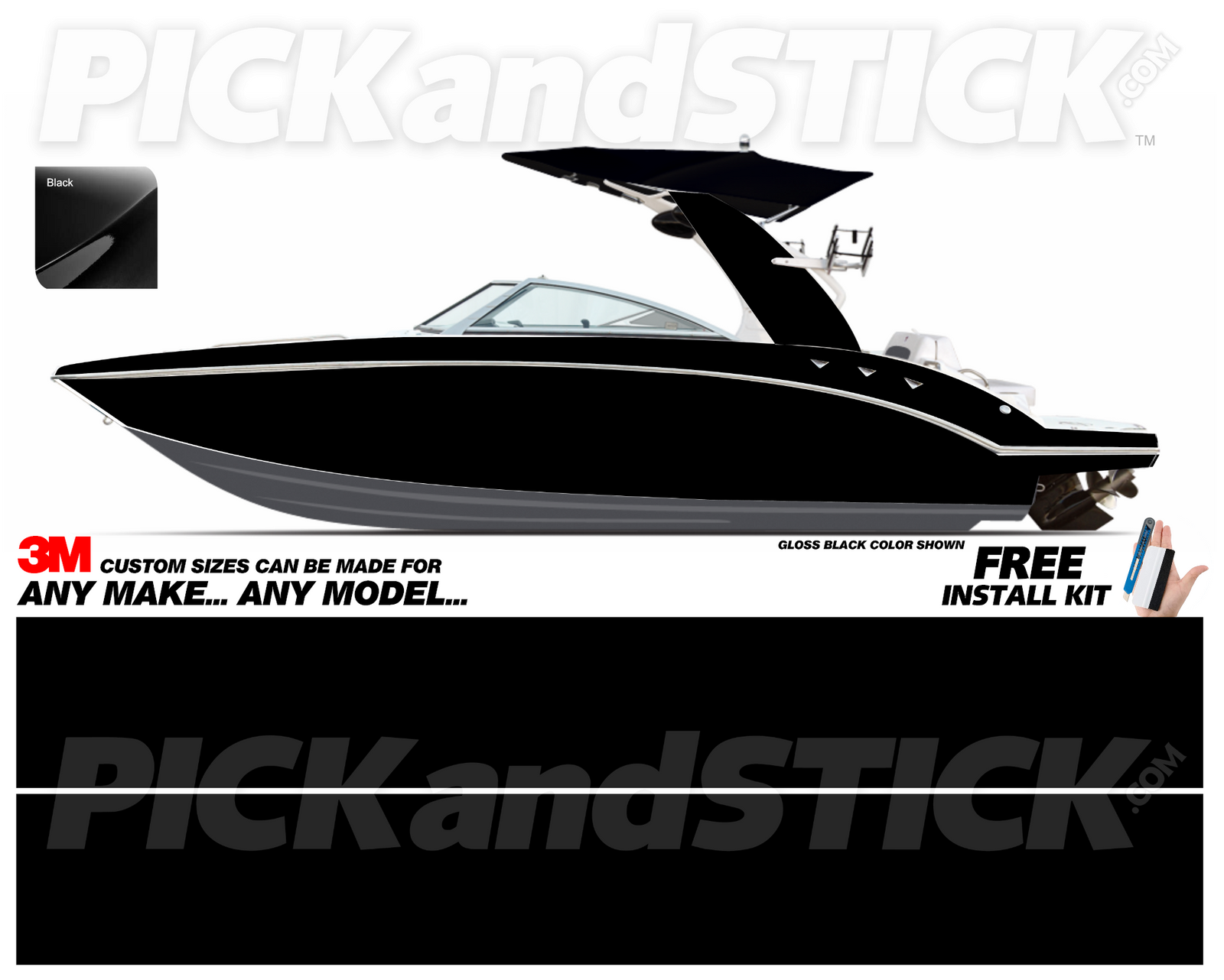 Solid Color Gloss Ski Wrap