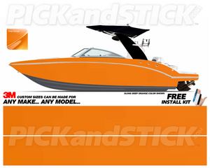 Solid Color Gloss Ski Wrap