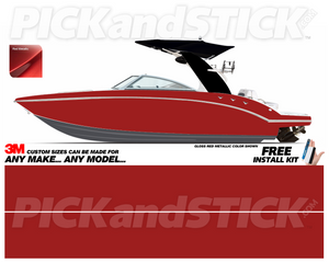 Solid Color Gloss Ski Wrap