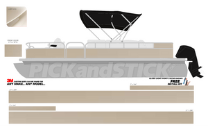 Solid Gloss Color Pontoon Wrap