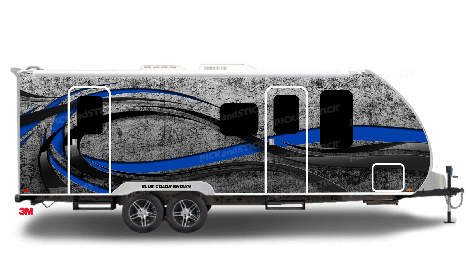 Abstract Wave RV Wrap
