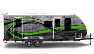 Abstract Wave RV Wrap