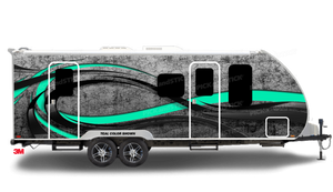 Abstract Wave RV Wrap