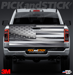 American Metal Flag Tailgate Wrap