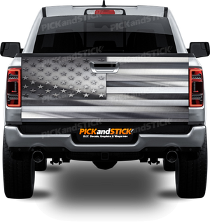 American Metal Flag Tailgate Wrap
