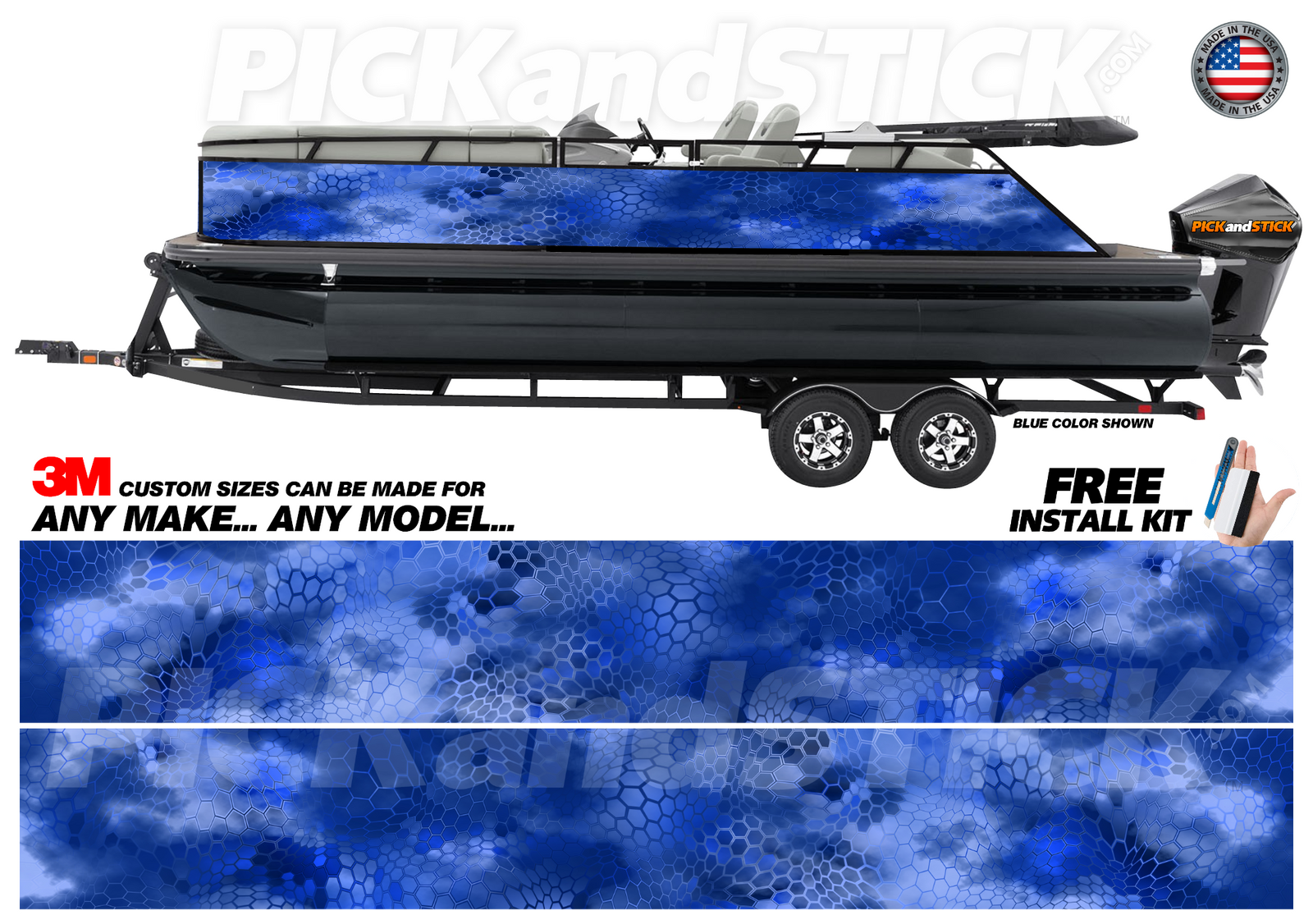 Camo BW3 Pontoon Wrap