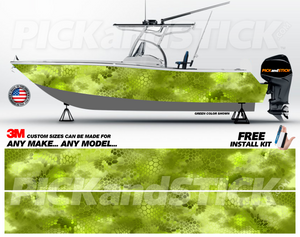 Camo BW3 Boat Wrap