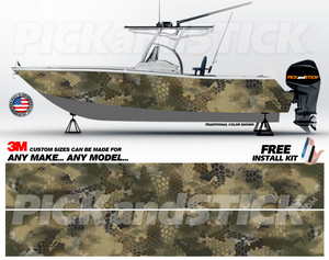 Camo BCC Boat Wrap