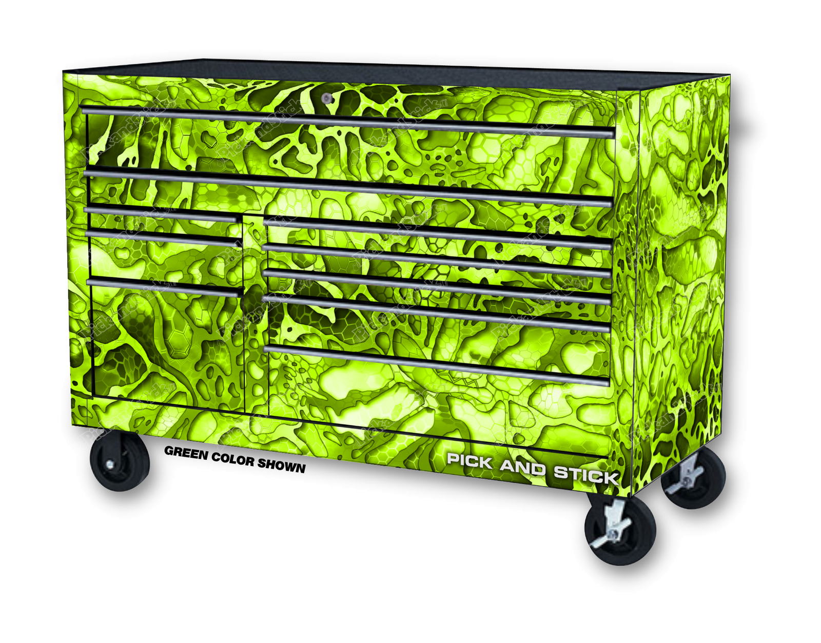 Broken 5 Camo Green Toolbox Wrap