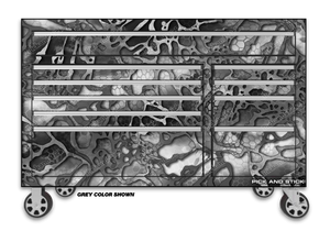Broken 5 Camo Grey Toolbox Wrap