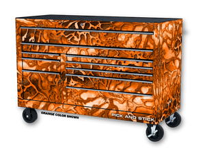 Broken 5 Camo Orange Toolbox Wrap