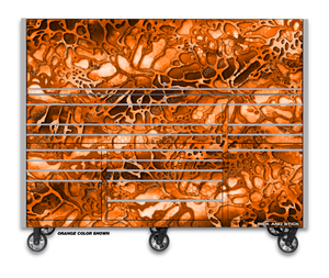 Broken 5 Camo Orange Toolbox Wrap