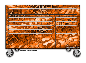 Broken 5 Camo Orange Toolbox Wrap