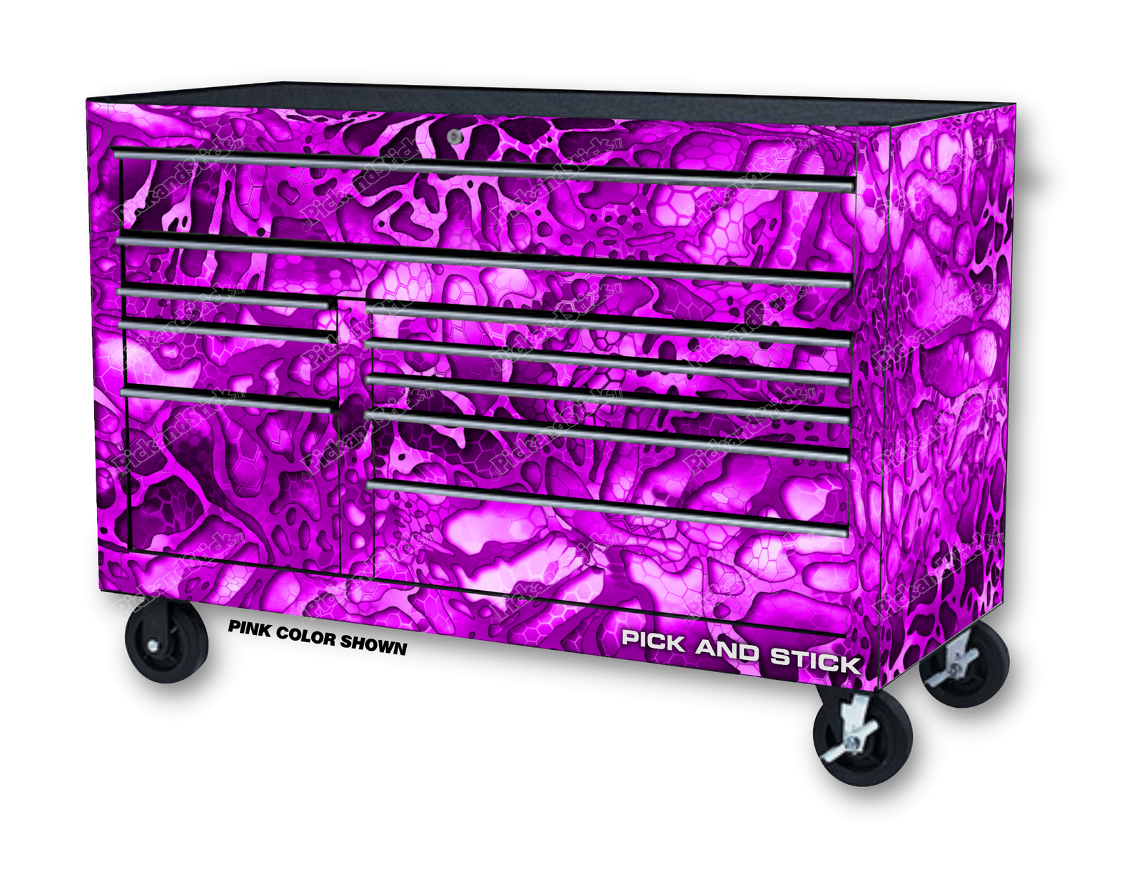 Broken 5 Camo Pink Toolbox Wrap