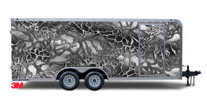 Broken V Camo Trailer Wrap
