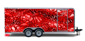 Broken V Camo Trailer Wrap
