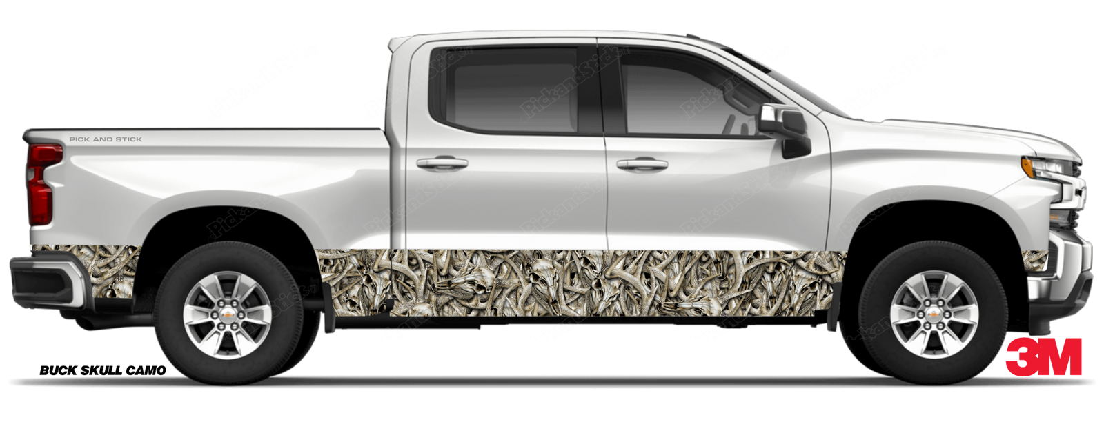 Buck Skull Camo Rocker Kit