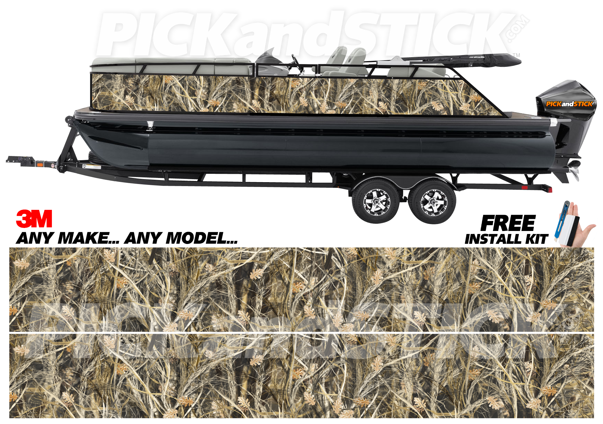 Camo OB Tallgrass Pontoon Wrap