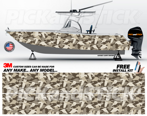 Camo Duck, Deer, Goose, Pheasant Boat Wrap