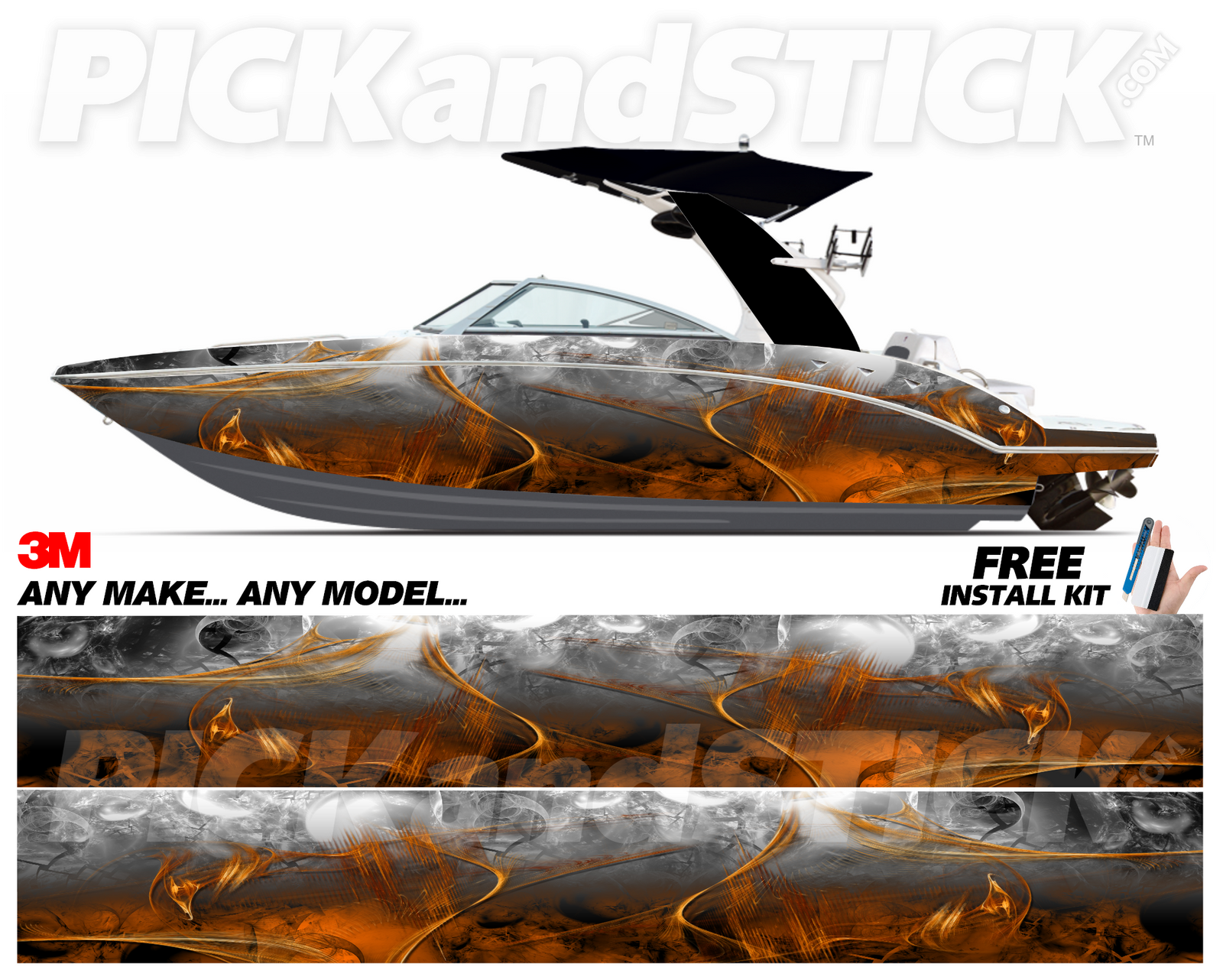 Grunge Fire Ski/Wake Wrap