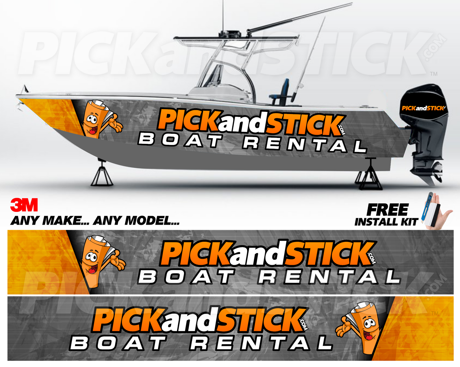 Commercial/Rental Boat Wrap