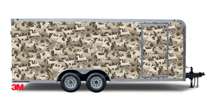 Camo Duck, Deer, Goose, Pheasant Trailer Wrap