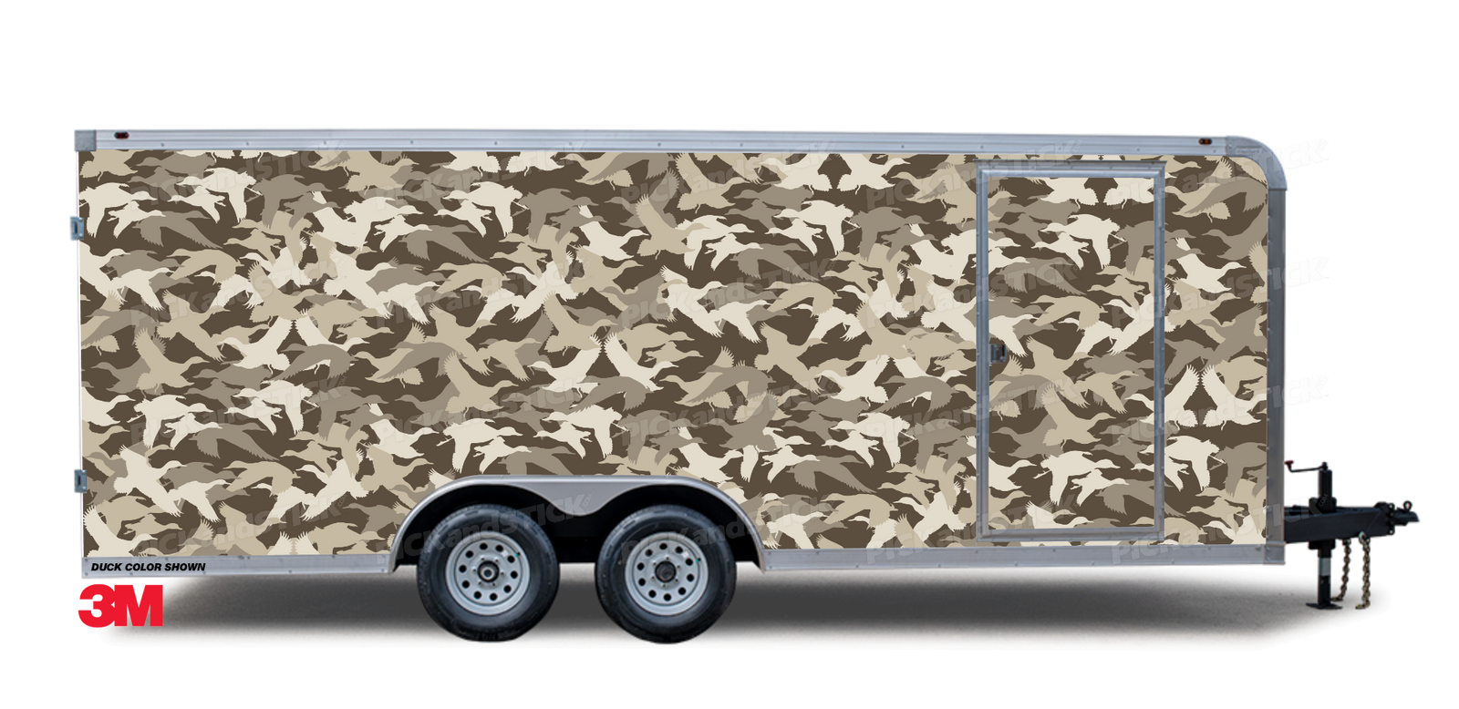 Camo Duck, Deer, Goose, Pheasant Trailer Wrap