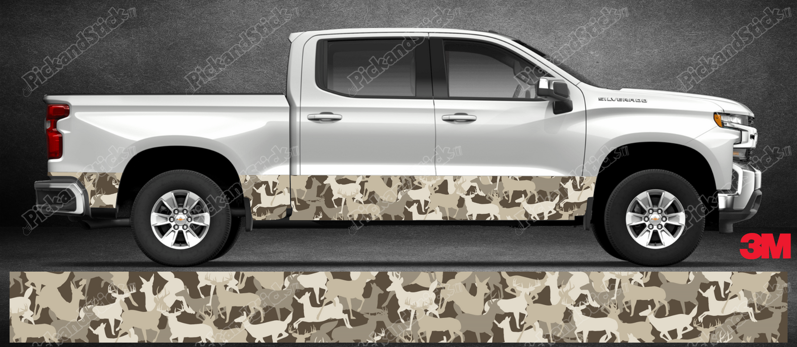 Deer Silhouette Camo Rocker Kit