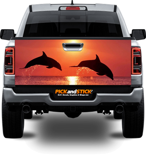 Dolphin Sunset Tailgate Wrap