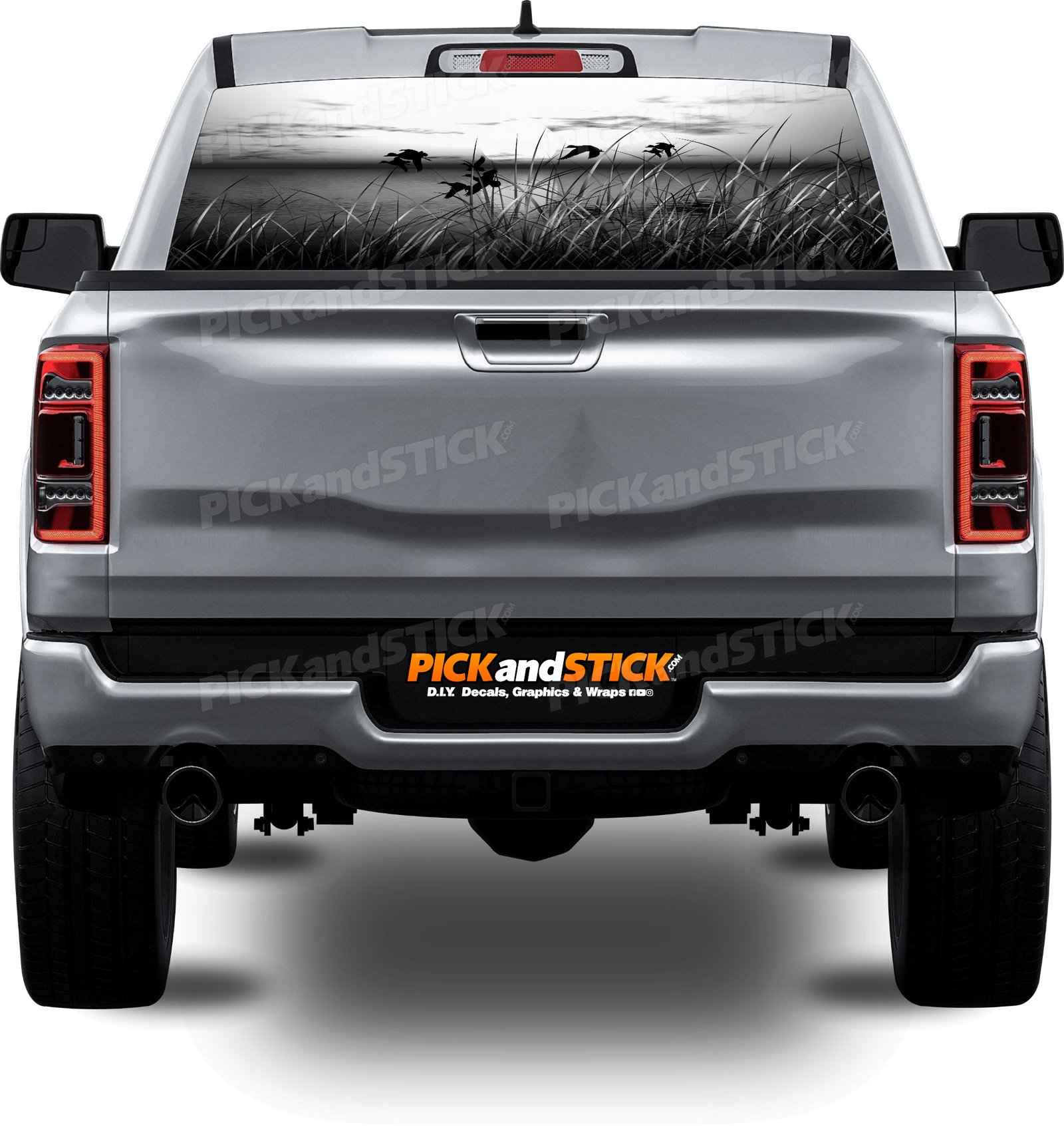 Duck Heaven Perforated Rear Window Decal