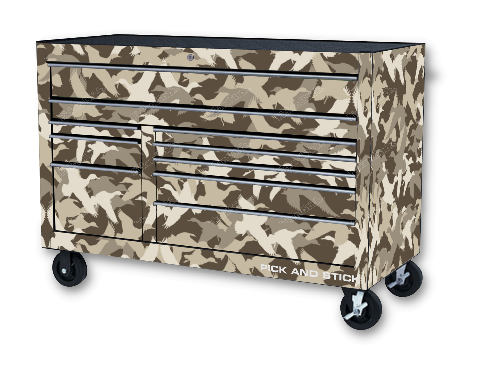 Duck Silhouette Camo Toolbox Wrap
