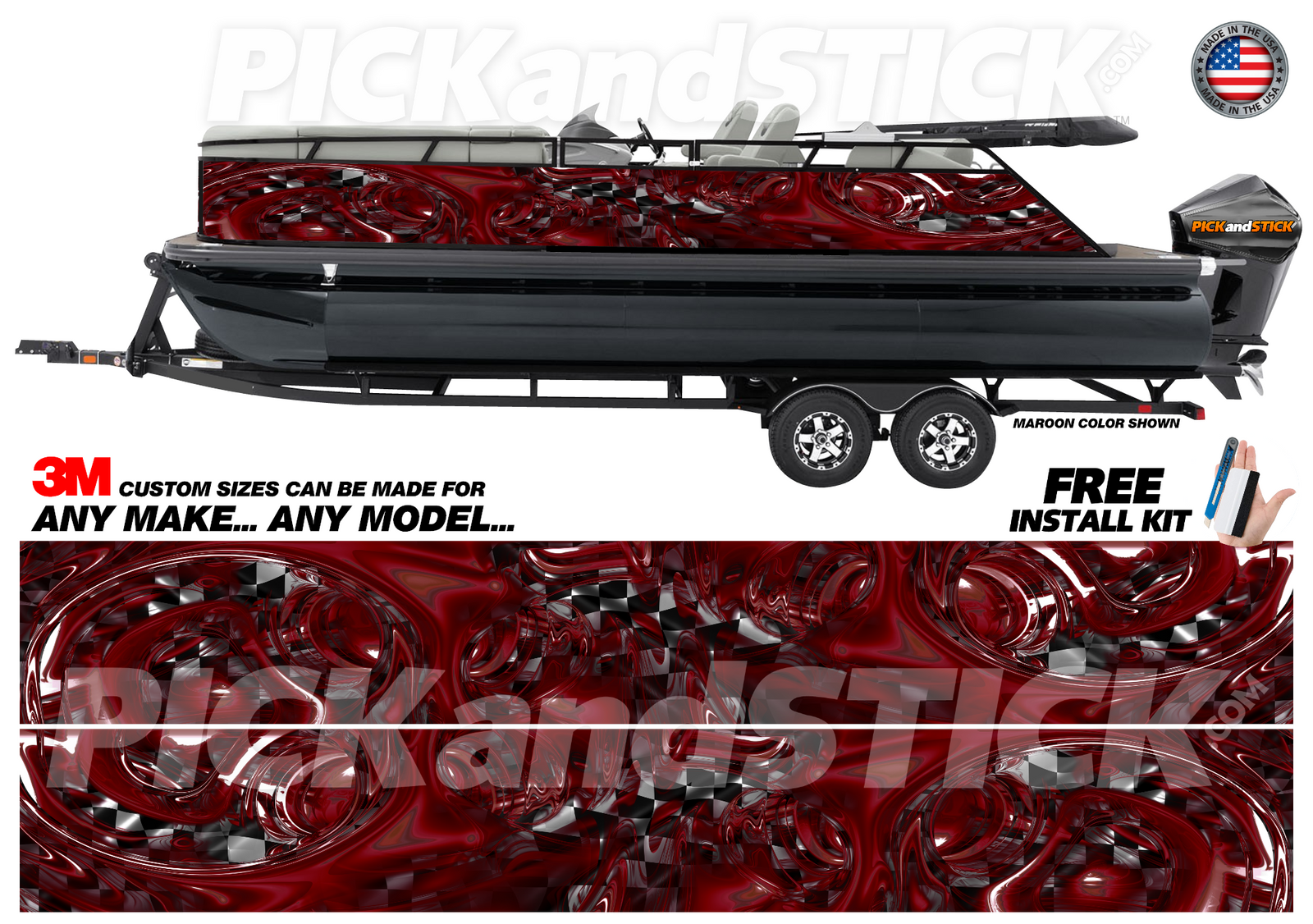 Finish Line Pontoon Wrap