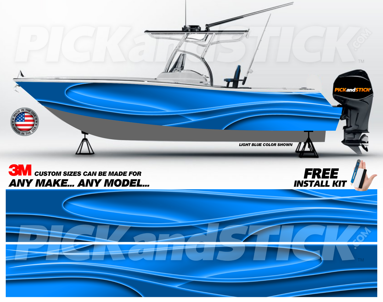 Flow Wave Boat Wrap