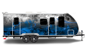 Grunge Fire RV Wrap
