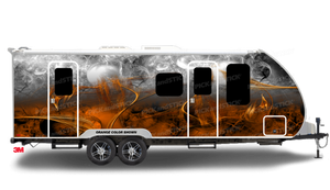 Grunge Fire RV Wrap