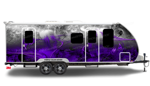Grunge Fire RV Wrap