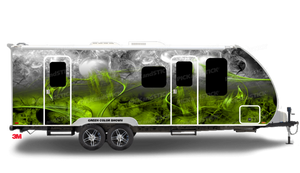 Grunge Fire RV Wrap