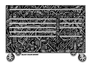Graffiti Camo Black Toolbox Wrap