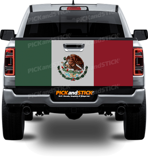 Mexico Flag Tailgate Wrap