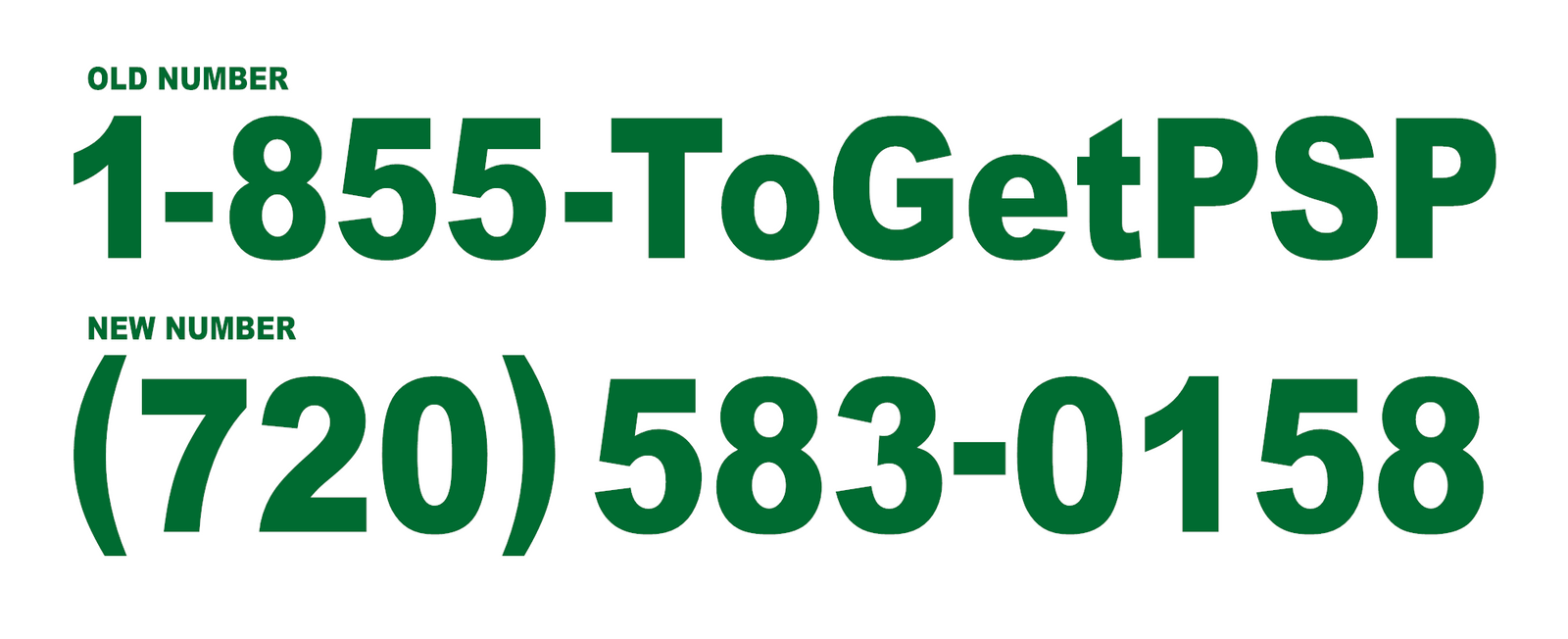 Pest Plus - Truck Lettering Phone Numbers 8 Sets