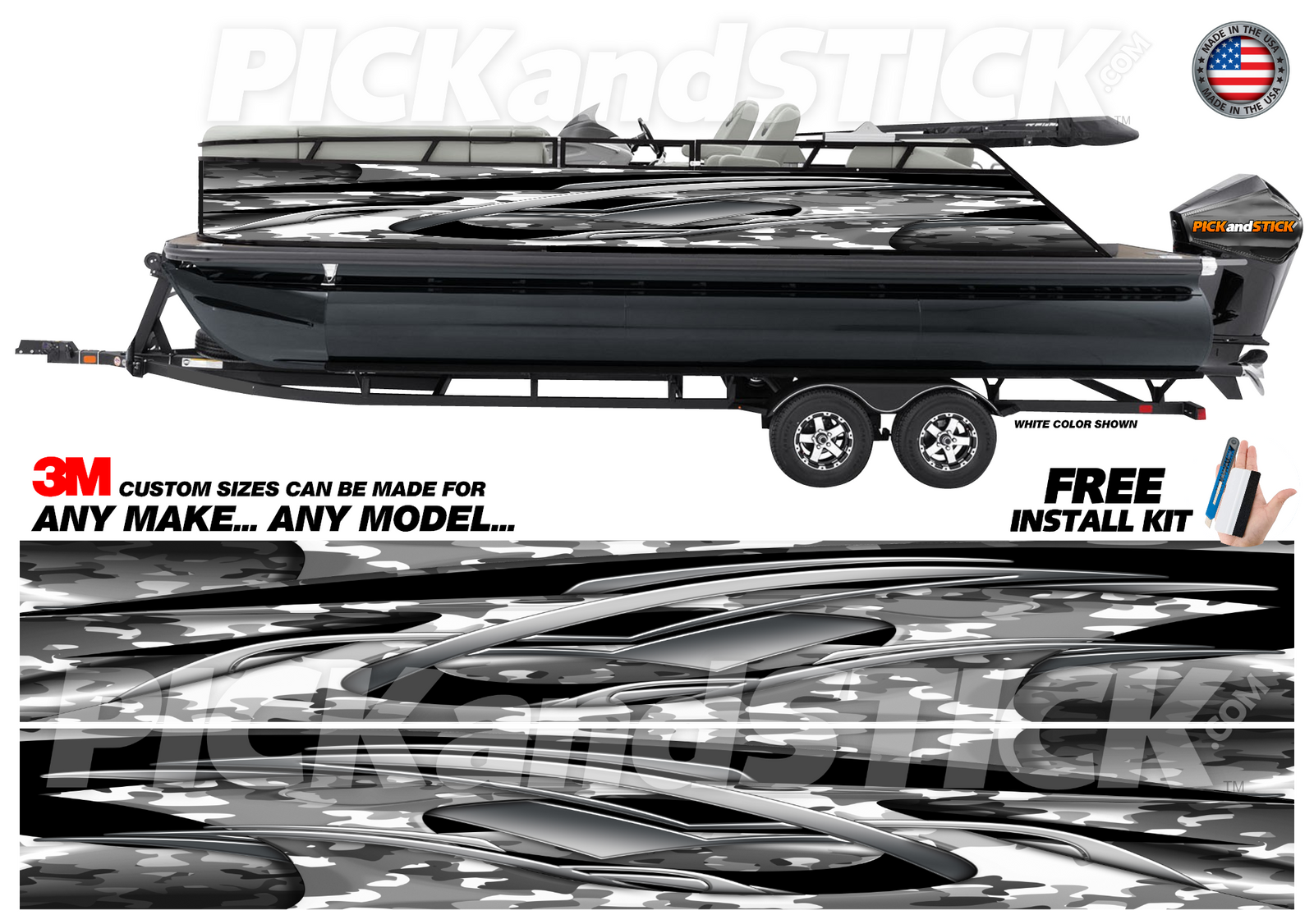 Recon Camo Pontoon Wrap