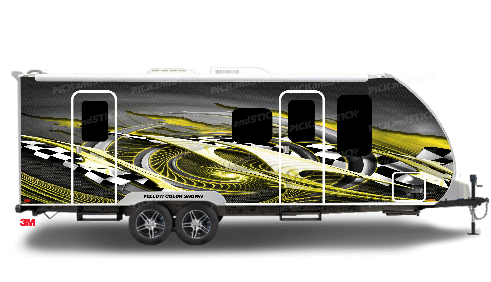 Grey Rv Wrapping Shear RV Wrap - PickandStick.com