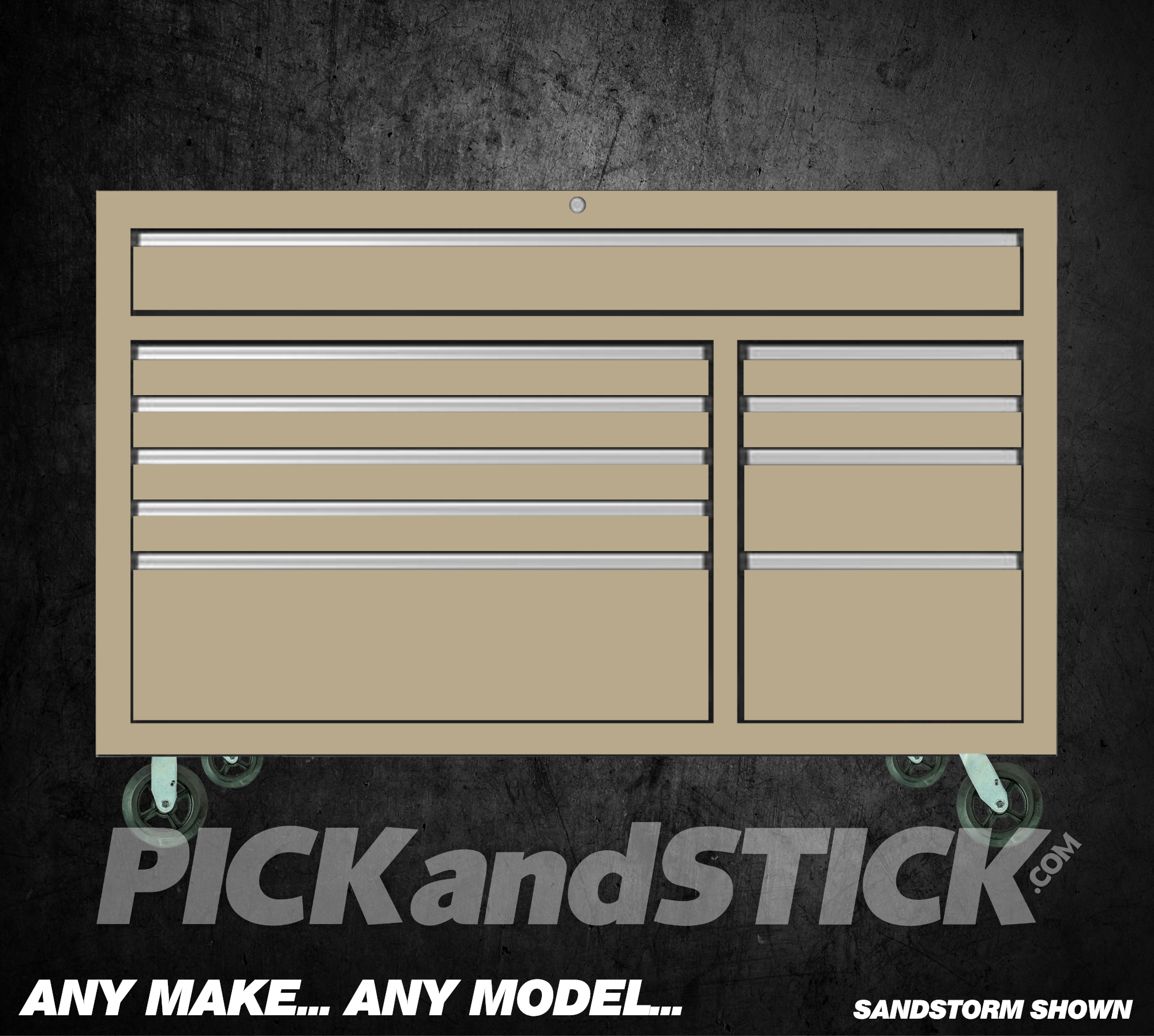 Gloss Solid Color Toolbox Wrap - PickandStick.com