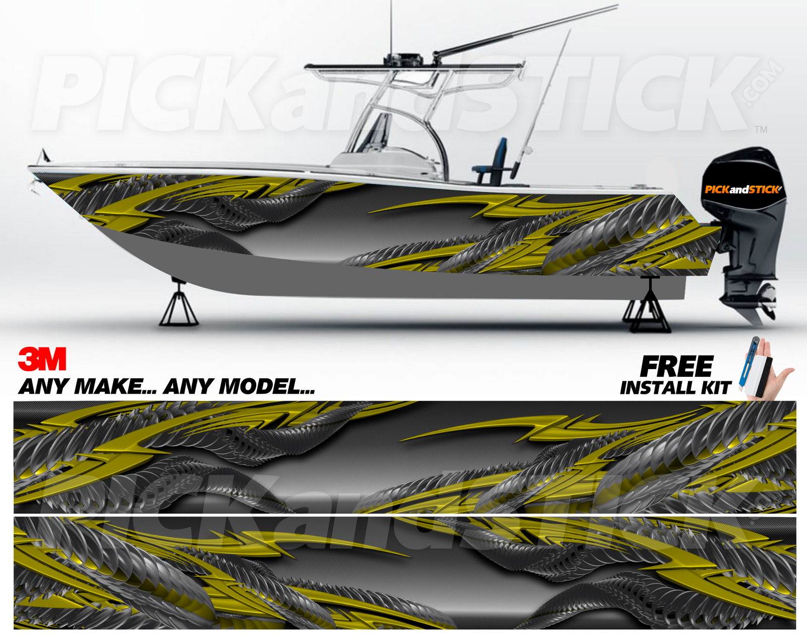 Twisted Metal Boat Wrap
