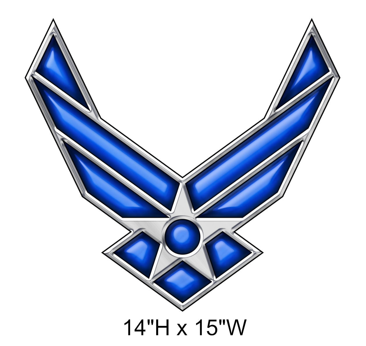 USAF LOGO 14 X 15