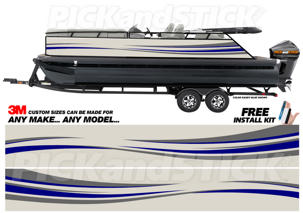Wave Pontoon Wrap - PickandStick.com