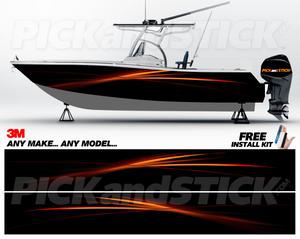 Wildfire Boat Wrap